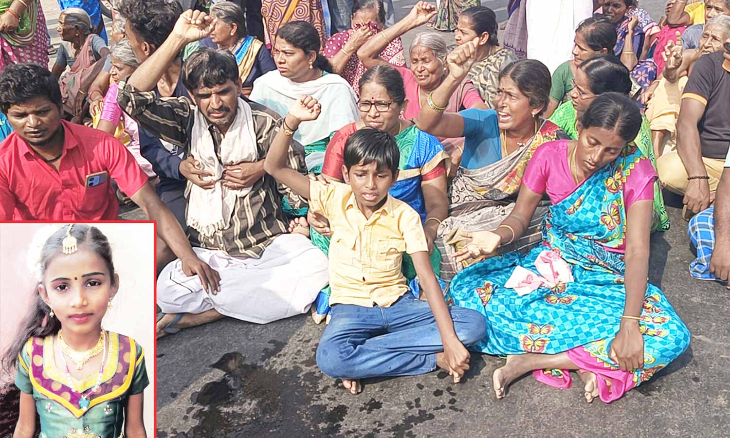 கலைநிகழ்ச்சி ஒத்திகையில் ஈடுபட்ட அரசு பள்ளி மாணவி திடீர் மரணம்: உடலை வாங்க மறுத்து உறவினர்கள் சாலை மறியல்