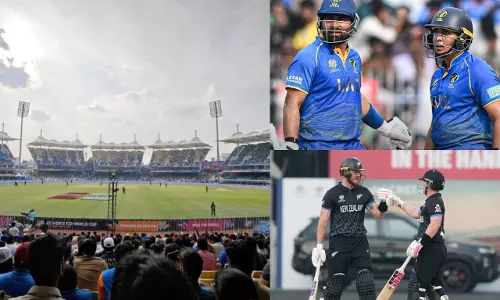 டி20 உலகக் கோப்பை: யுஏஇ - நியூசிலாந்து அணிகள் மோதிய ஆட்டத்தின் சாதனை துளிகள்