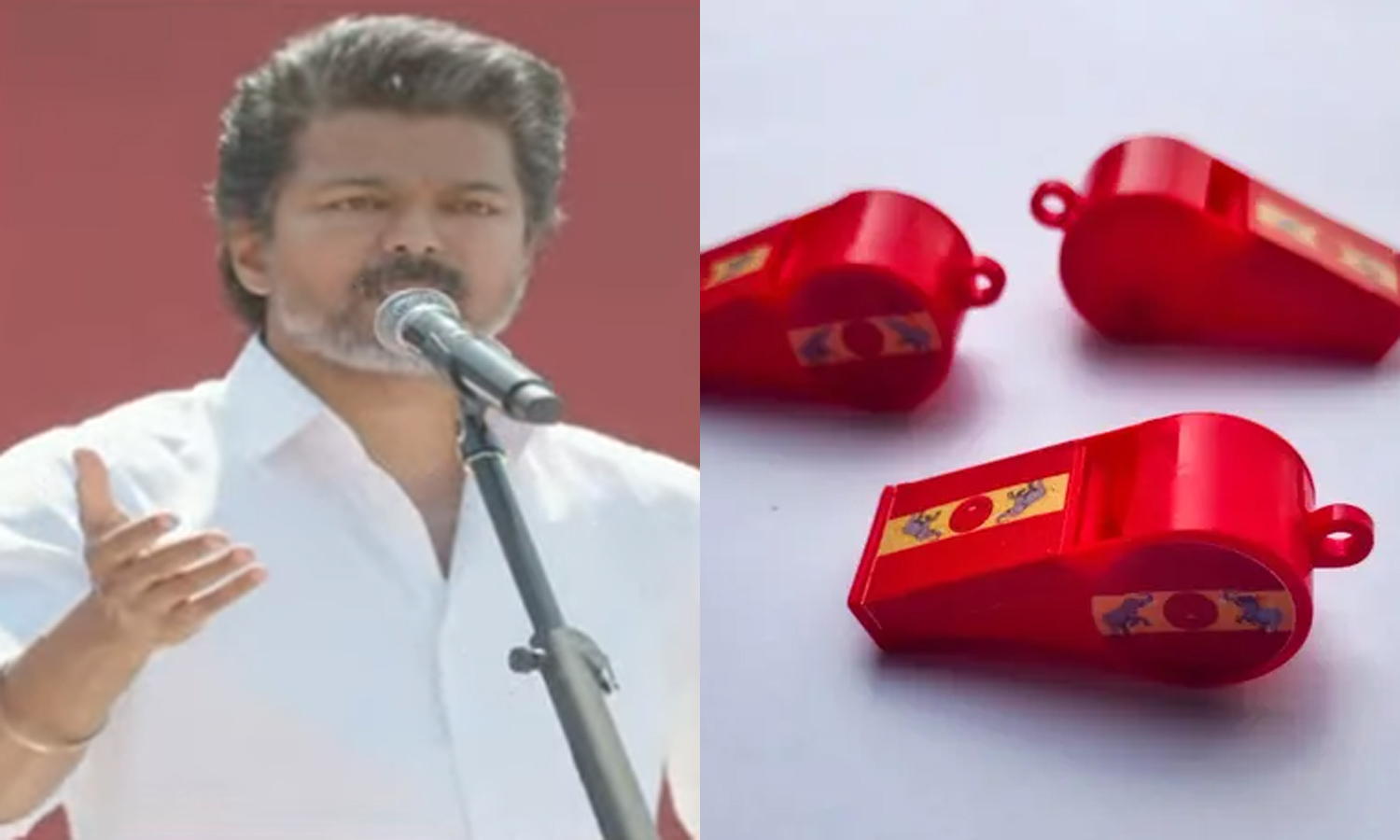 பணத்தை வாங்கிக்கொண்டு அவர்களின் செவிகளில் விசிலை ஊதி அனுப்புங்கள் - விஜய்