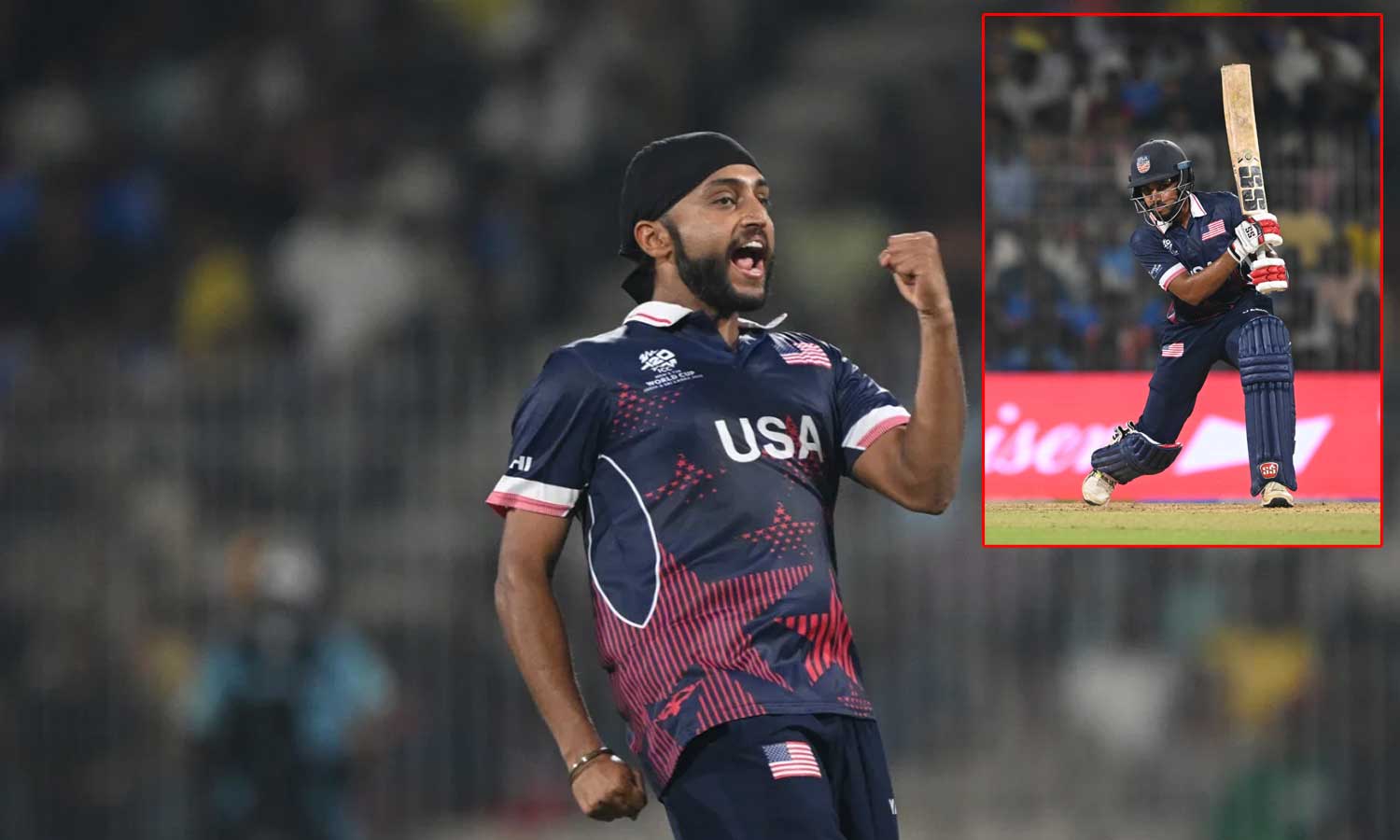 டி20 உலகக் கோப்பை: நெதர்லாந்தை பந்தாடியது அமெரிக்கா