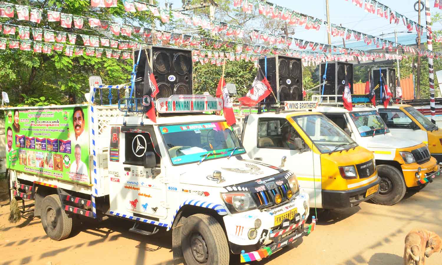 தேர்தல் பணிகளில் தீவிரம் காட்டும் கட்சிகள்: கோவையில் வாடகை வாகனங்களுக்கு மவுசு அதிகரிப்பு