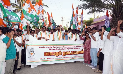 மத்திய பாஜக அரசை கண்டித்து பாதயாத்திரை... விஜய் வசந்த் எம்.பி பங்கேற்பு..!