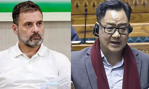 பாராளுமன்றம் சுமூகமாக நடைபெற ராகுல் காந்திக்கு ஆர்வம் இல்லை- கிரண் ரிஜிஜூ