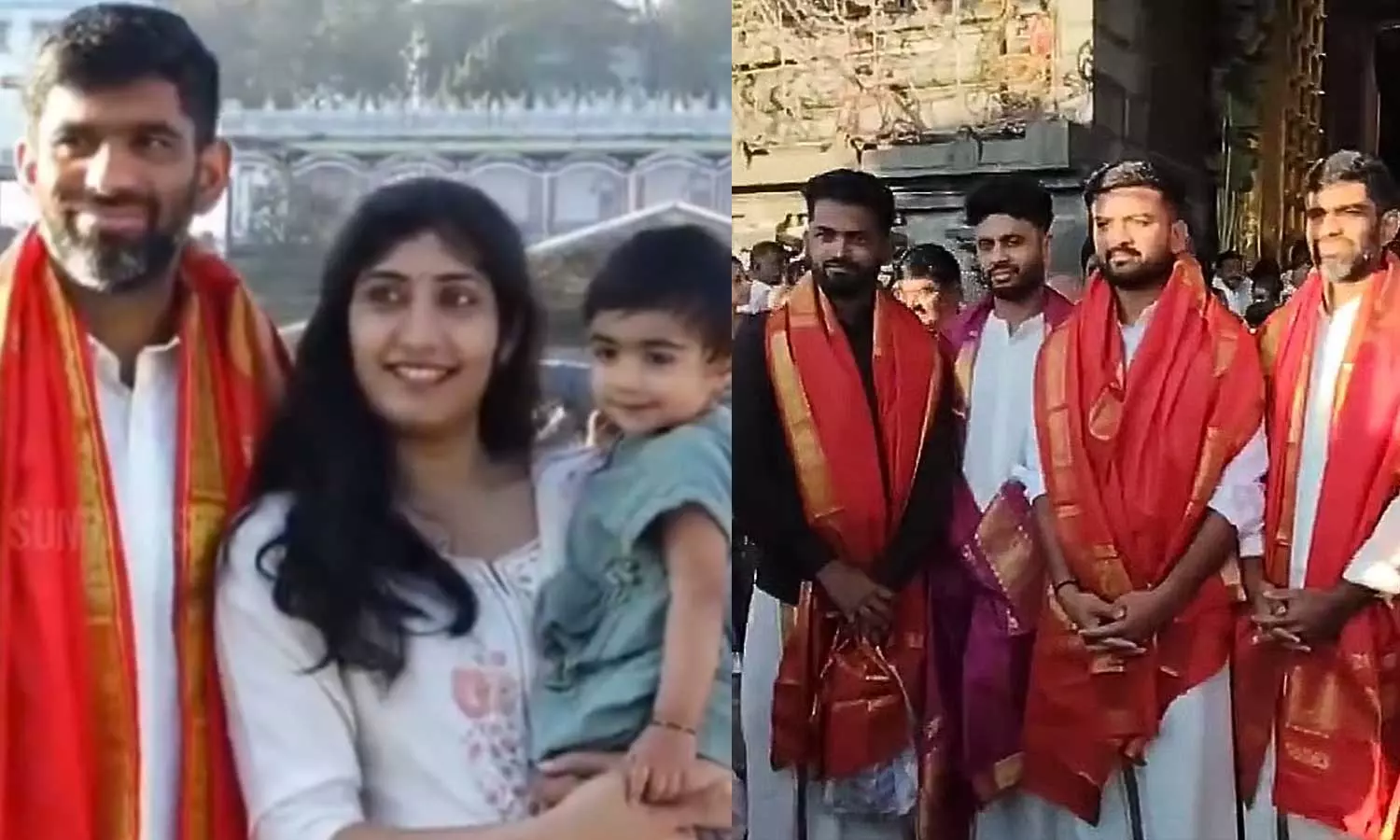 திருப்பதி-கோவிலில்-சாமி-தரிசனம்-செய்த-அமெரிக்க-கிரிக்கெட்-அணி-வீரர்கள்