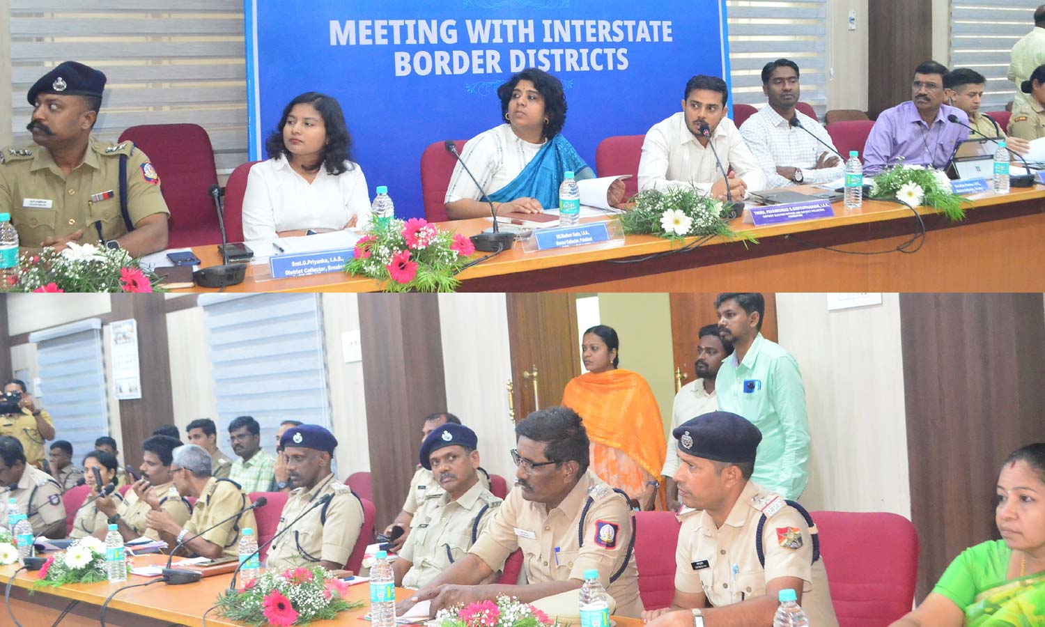 சட்டசபை தேர்தலை முன்னிட்டு தமிழக-கேரள எல்லை கலெக்டர்கள், போலீஸ் அதிகாரிகள் ஆலோசனை