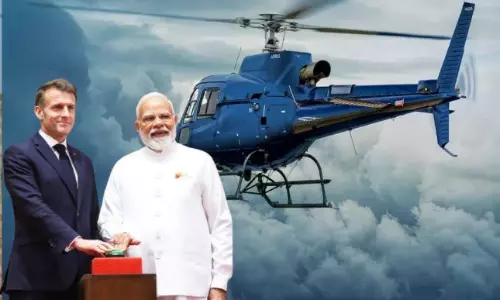 எவரெஸ்ட் சிகரம் வரை பறக்கும் H125 ஹெலிகாப்டர்: உற்பத்தியை தொடங்கி வைத்த மோடி-மேக்ரான் - என்ன ஸ்பேஷல்?