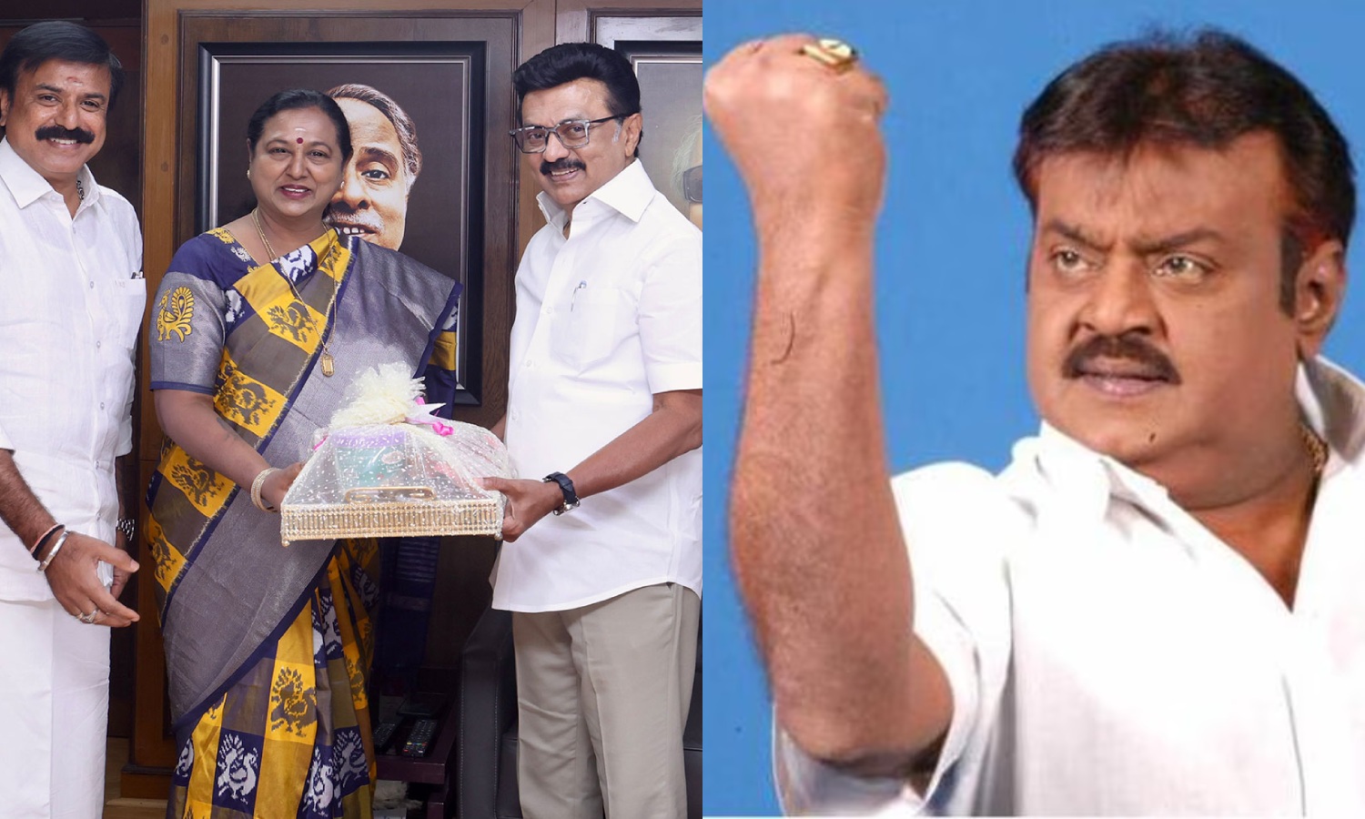 கேப்டனின் ஆன்மா ஒருபோதும் மன்னிக்காது..!- திமுக-வுடன் கூட்டணி குறித்து பா.ஜ.க விமர்சனம்