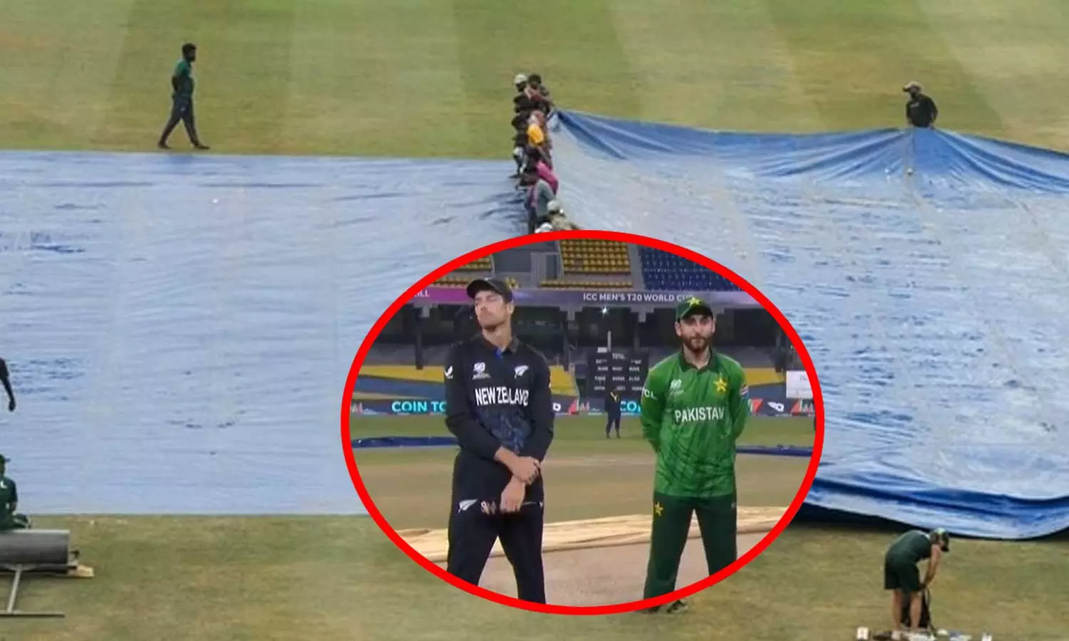 டி20-உலகக்-கோப்பை:-மழையின்-காரணமாக-பாகிஸ்தான்---நியூசிலாந்து-போட்டி-தொடங்குவதில்-தாமதம்