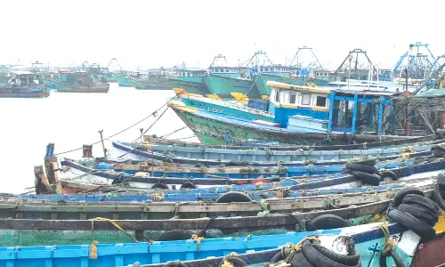 ராமேசுவரம் மீனவர்கள் வேலைநிறுத்தம்-ஆர்ப்பாட்டம்: ரூ.1 கோடி வர்த்தகம் பாதிப்பு