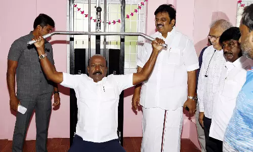 அடையாறு சாஸ்திரி நகரில் நவீன உடற்பயிற்சிக் கூடம்  - அமைச்சர் மா.சுப்பிரமணியன் திறந்து வைத்தார்