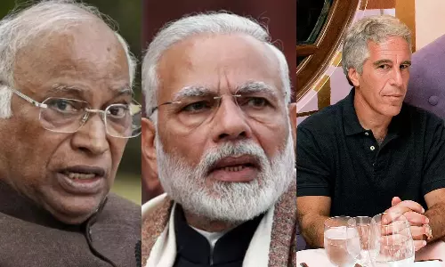 அமெரிக்கா - இந்தியா ஒப்பந்தம்: மோடி அரசு அவசரப்பட்டது ஏன்? எப்ஸ்டீன் கோப்புகள் காரணமா? - கார்கே அமெரிக்கா - இந்தியா ஒப்பந்தம்: மோடி அரசு அவசரப்பட்டது ஏன்? எப்ஸ்டீன் கோப்புகள் காரணமா? - கார்கே