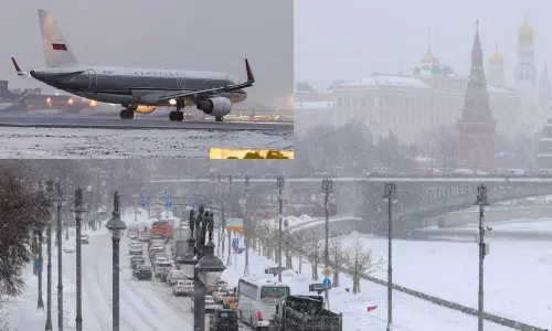 Moscow Under Attack: ரஷிய தலைநகர் மீது பாய்ந்த உக்ரைன் டிரோன்கள் -  விமான நிலையங்கள் மூடல்