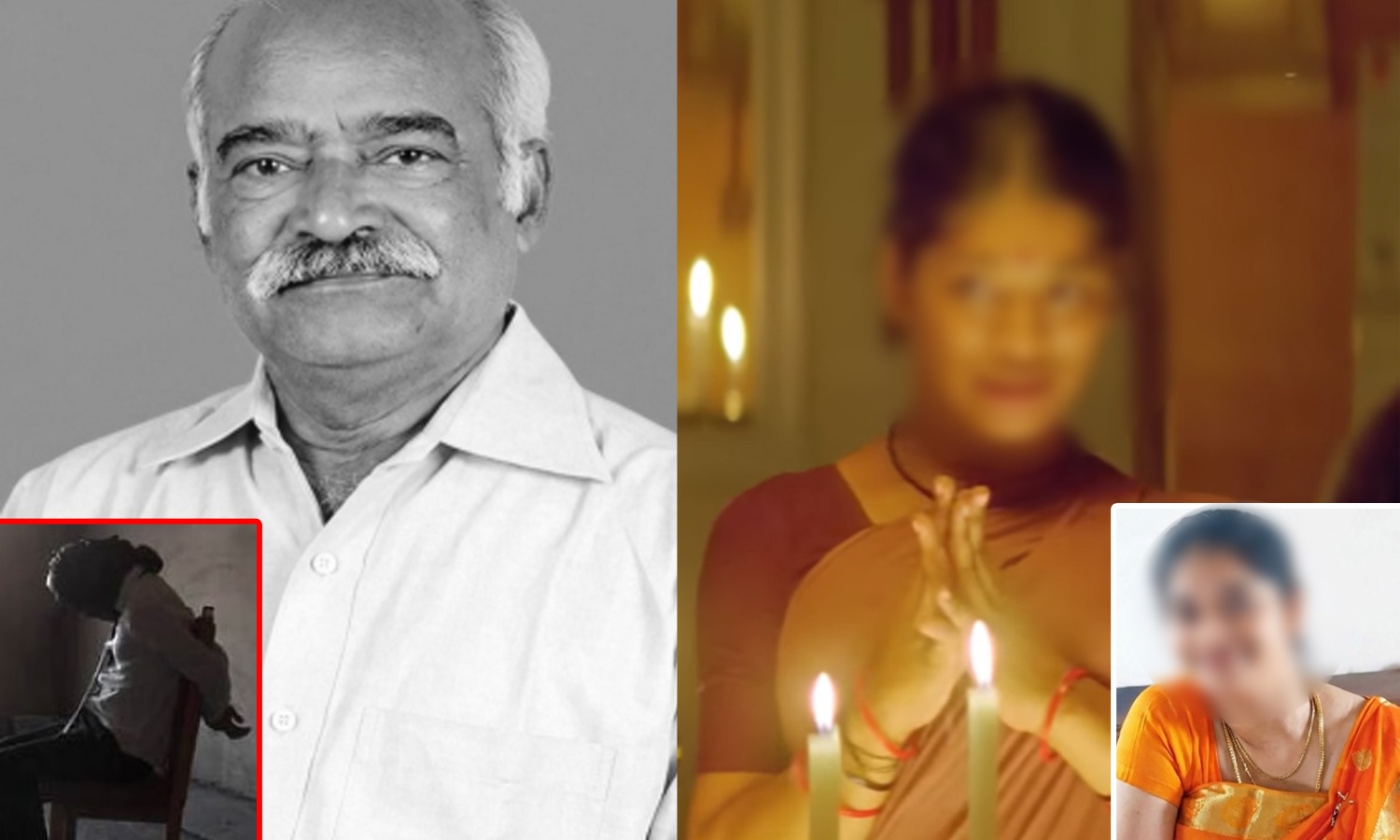 நடிகையின் தந்தை கொலையில் திருப்பம் - திருமணத்தை மீறிய உறவே காரணம்?