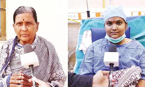 மருமகளுக்கு சிறுநீரகம் தானம் செய்த மாமியார்