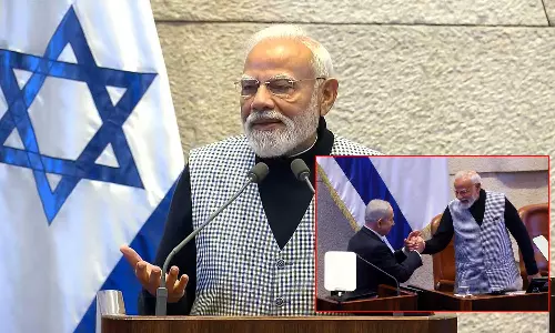 இஸ்ரேல் நாடாளுமன்றத்தில் உரை நிகழ்த்திய பிரதமரை விமர்சித்த காங்கிரஸ்: பதிலடி கொடுத்த பாஜக