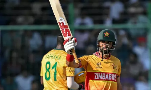 சூப்பர் 8 சுற்று: தென்ஆப்பிரிக்காவுக்கு 154 ரன்கள் இலக்கு நிர்ணயித்துள்ளது ஜிம்பாப்வே