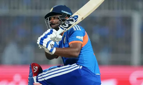 26 பந்தில் அரைசதம் விளாசிய சஞ்சு சாம்சன்..! 26 பந்தில் அரைசதம் விளாசிய சஞ்சு சாம்சன்..!