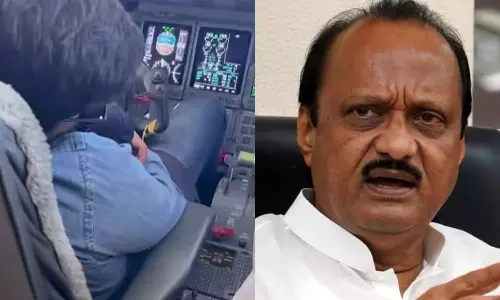 பாராமதி விமான விபத்து: விமானி இருக்கையில் உரிமையாளர் தூக்கம் - பகீர் வீடியோ புரிந்த அஜித் பவார் மகன்