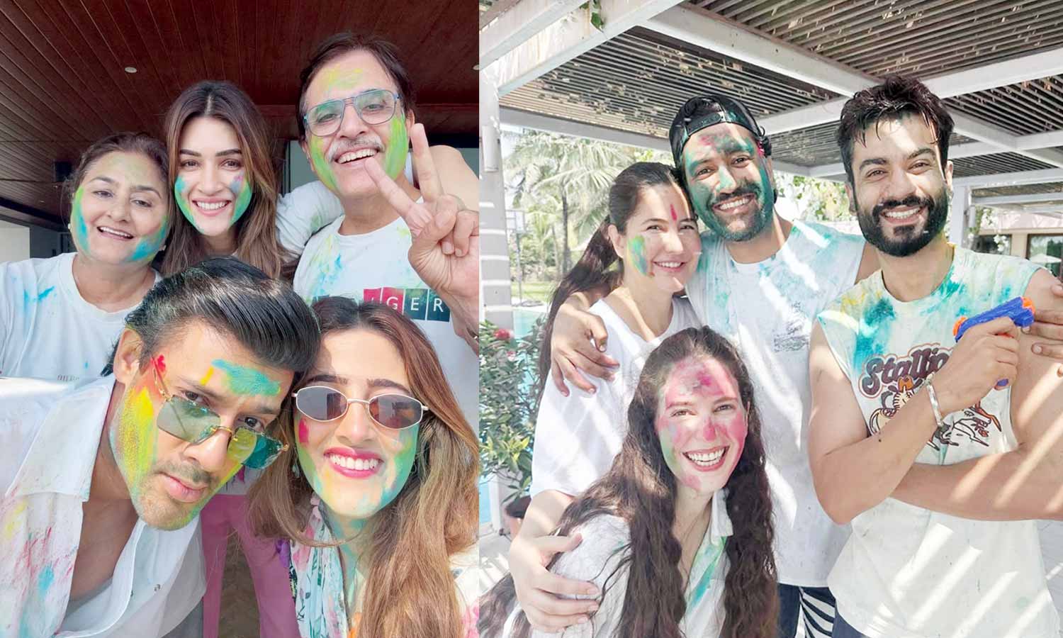 ஹோலி பண்டிகை கொண்டாடிய திரையுலக பிரபலங்கள்