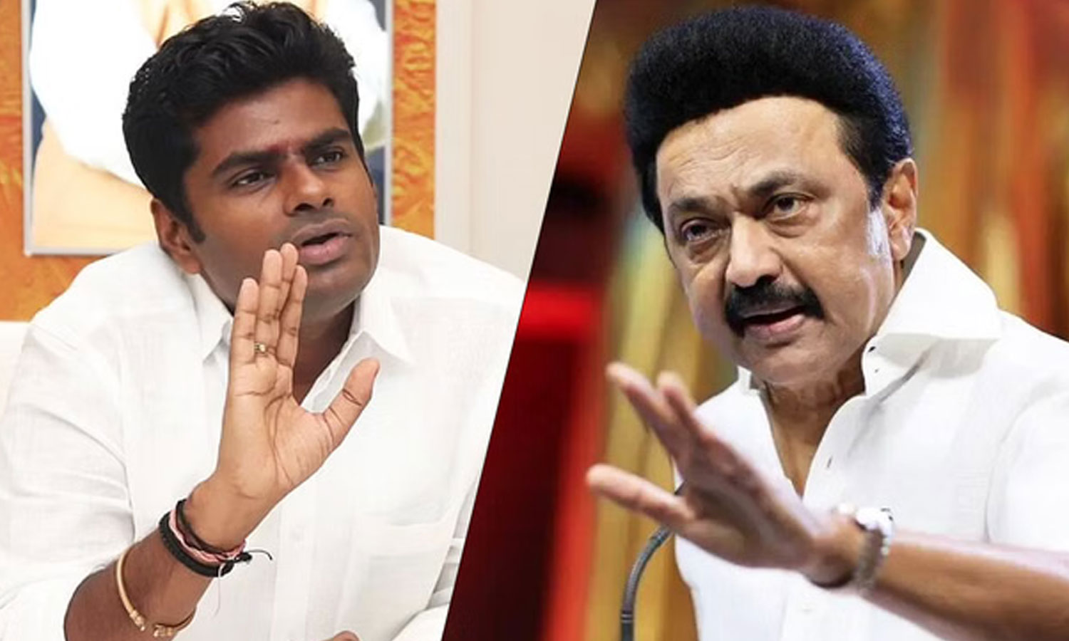 இல்லாத இந்தித் திணிப்பை எடுத்துக்காட்டு என்று உங்கள் தந்தை சொல்லிவிட்டுச் சென்றாரா?- முதலமைச்சருக்கு அண்ணாமலை கேள்வி