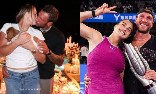 #ArynaSabalenka காதலரை கரம்பிடித்த சபலென்கா- வைரல் வீடியோ