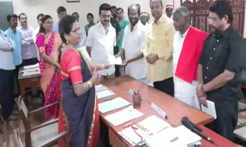 முதலமைச்சர் மு.க.ஸ்டாலின் முன்னிலையில் தி.மு.க வேட்பாளர்கள் வேட்புமனு தாக்கல் #RajyasabhaElection