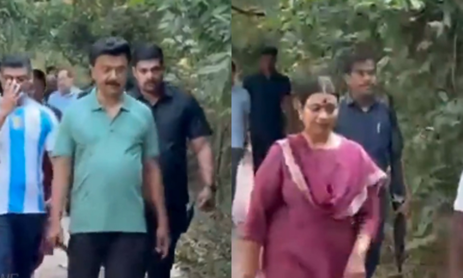 #MKStalin தொல்காப்பியப் பூங்காவில் மனைவி துர்காவுடன் நடைபயிற்சி மேற்கொண்ட முதலமைச்சர்