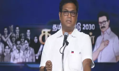 திமுக ஆட்சியில் 11.9 சதவீத பொருளாதார வளர்ச்சியோடு தமிழ்நாடு தலைநிமிர்ந்து நிற்கிறது- அமைச்சர் டி.ஆர்.பி ராஜா #DMK