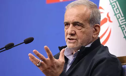 Masoud Pezeshkian | மத்தியஸ்தம் முயற்சி அமெரிக்கா, இஸ்ரேலை நோக்கியதாக இருக்க வேண்டும்: ஈரான் அதிபர்