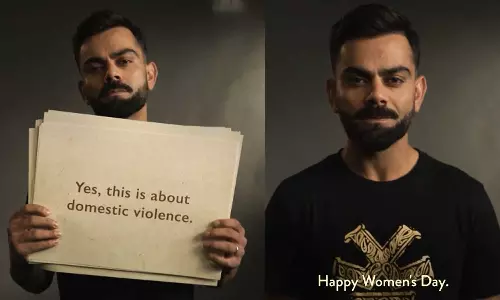 #DomesticViolence | உலக மகளிர் தினத்தையொட்டி விழிப்புணர்வு வீடியோ வெளியிட்ட விராட் கோலி