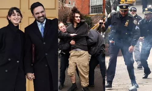 VIDEO: நியூயார்க் மேயர் மம்தானி வீட்டின் வெளியே குண்டுவீச்சு -   அமெரிக்காவில் பரபரப்பு | Zohran Mamdani