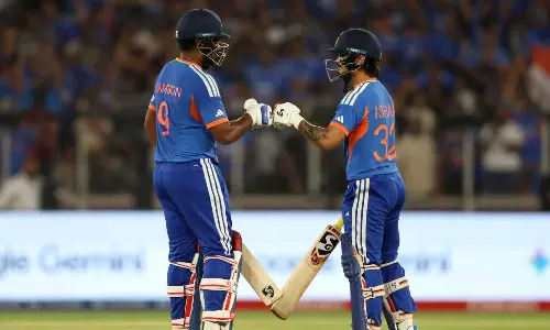 T20 World Cup Final | சஞ்சு சாம்சன், இஷான் கிஷன் அரைசதம்: இந்தியா ரன் மழை..!