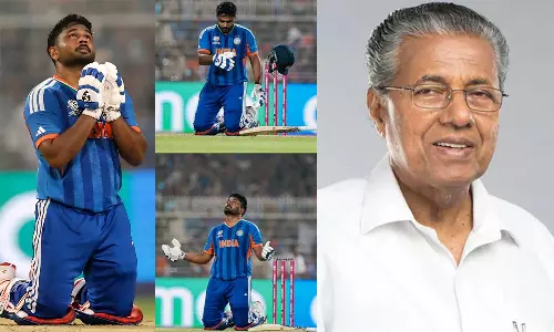 இதுதான் உண்மையான கேரளா ஸ்டோரி... சஞ்சு சாம்சனை பாராட்டிய பினராயி விஜயன் #sanjusamson