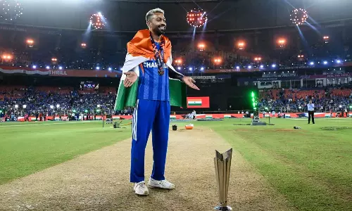 டி20 உலகக் கோப்பை வெற்றி எனது வாக்குறுதியை நிறைவேற்றுவதாகும்: ஹர்திக் பாண்ட்யா டி20 உலகக் கோப்பை வெற்றி எனது வாக்குறுதியை நிறைவேற்றுவதாகும்: ஹர்திக் பாண்ட்யா