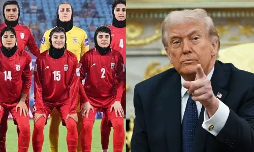 உயிருக்கே ஆபத்து.. ஈரான் மகளிர் கால்பந்து அணியினருக்கு அமெரிக்கா புகலிடம் கொடுக்கும் - டிரம்ப் | #donaldtrump