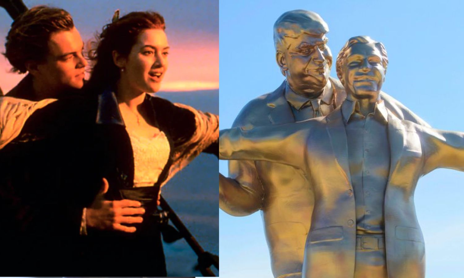 இணைபிரியா ஜோடி.. வாஷிங்டனில் டைடானிக் பாணியில் டிரம்ப் - எப்ஸ்டீன் சிலை திறப்பு  | Epstein files