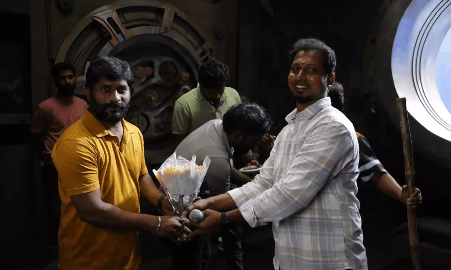 முனீஸ்காந்த்-நடிக்கும்-படத்தை-தொடங்கி-வைத்த-இயக்குநர்-நித்திலன்-சுவாமிநாதன்-|-Muneeskanth