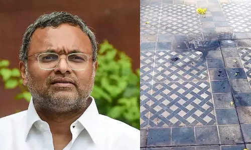 Petrol Bomb| கார்த்தி சிதம்பரம் எம்.பி., அலுவலகத்தில் பெட்ரோல் குண்டு வீச்சு- ஈரான் அதிபர் காரணம்?