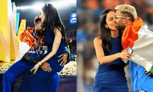 Hardik Pandya | முத்தம் கொடுத்தது குத்தமா? வழக்குப் பதிவால் புதிய சிக்கலில் ஹர்திக் பாண்ட்யா