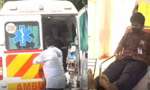 10th Exam | படிப்பு முக்கியம்... 108 ஆம்புலன்ஸில் வந்து 10ம் வகுப்பு பொதுத்தேர்வு எழுதிய மாணவர்